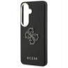 Guess + 4G Metal Logo — etui do Galaxy S26, czarne