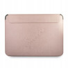 Guess Pokrowiec do MacBook 13 Guess Saffiano Script różowy etui skórza