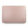 Guess Pokrowiec do MacBook 13 Guess Saffiano Script różowy etui skórza