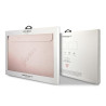 Guess Pokrowiec do MacBook 13 Guess Saffiano Script różowy etui skórza