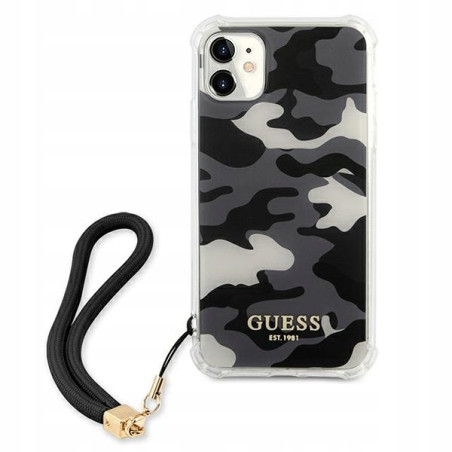 Guess moro Camo Collection hardcase — etui do iPhone 11, czarne