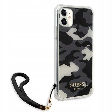 Guess moro Camo Collection hardcase — etui do iPhone 11, czarne