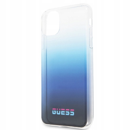 Guess Hard California — etui do iPhone 11 Pro, niebieskie