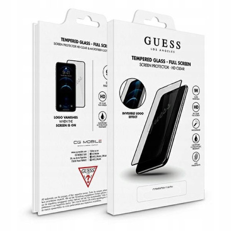 Guess Szkło hartowane 2D przezroczyste — etui do iPhone 12