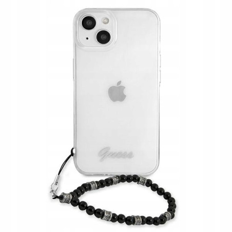 Guess przezroczyste perła tworzywo sztuczne — etui do iPhone 13