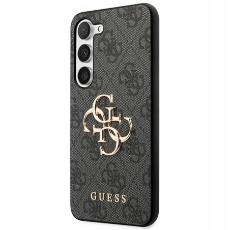 Guess hardcase Big Metal Logo — etui do Galaxy S24, czarne