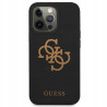 Guess silikonowe 4G Logo — etui do iPhone 13 Pro Max, czarne