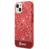 Guess hardcase Bandana Paisley tworzywo — etui do iPhone 14, czerwony