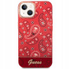 Guess hardcase Bandana Paisley tworzywo — etui do iPhone 14, czerwony