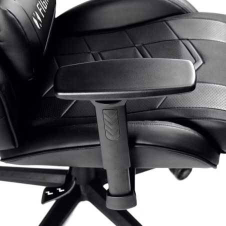 Fotel gamingowy Diablo Chairs X-Fighter czarny skóra sztuczna Normal S