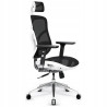 Fotel ergonomiczny obrotowy Diablo Chairs V-Basic biało-czarny