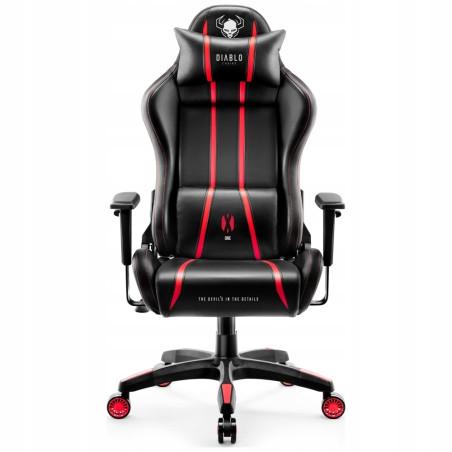 Fotel gamingowy Diablo Chairs X-One 2.0 King Size czarno-czerwony buja