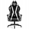 Fotel gamingowy Diablo Chairs X-Horn czarno-biały rozkładany