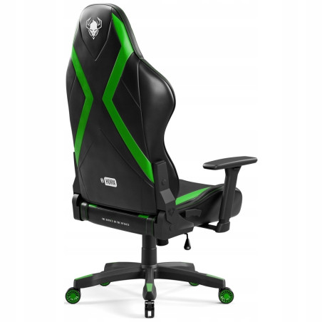Fotel gamingowy Diablo Chairs X-Horn 2.0 czarno-zielony regulowany