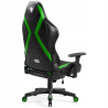Fotel gamingowy Diablo Chairs X-Horn 2.0 czarno-zielony regulowany
