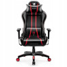 Fotel gamingowy Diablo X-One 2.0 czarno-czerwony skóra sztuczna rozkła