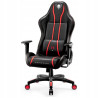 Fotel gamingowy Diablo X-One 2.0 czarno-czerwony skóra sztuczna rozkła