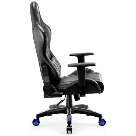 Fotel gamingowy Diablo Chairs X-One 2.0 czarno-niebieski skóra sztuczn
