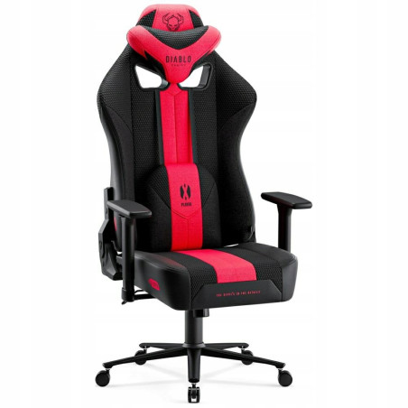 Fotel gamingowy Diablo Chairs X-Player 2.0 karmazynowo-antracytowy buj