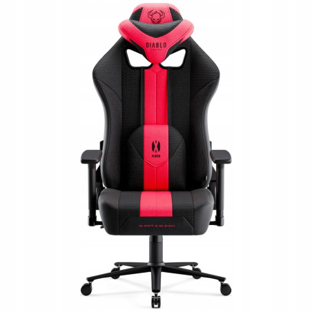 Fotel gamingowy Diablo Chairs X-Player 2.0 karmazynowo-antracytowy buj