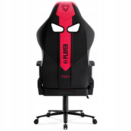 Fotel gamingowy Diablo Chairs X-Player 2.0 karmazynowo-antracytowy buj