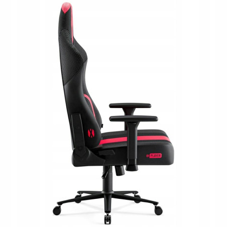 Fotel gamingowy Diablo Chairs X-Player 2.0 karmazynowo-antracytowy buj