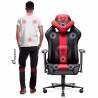 Fotel gamingowy Diablo Chairs X-Player 2.0 karmazynowo-antracytowy buj