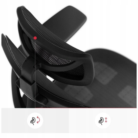 Fotel ergonomiczny Diablo Chairs V-Basic czarny