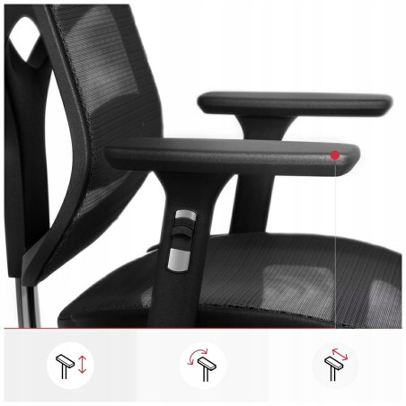 Fotel ergonomiczny Diablo Chairs V-Basic czarny
