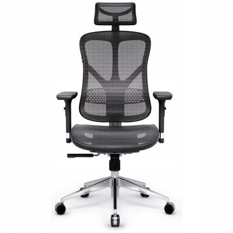 Fotel ergonomiczny Diablo Chairs V-Basic czarno-szary