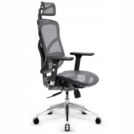 Fotel ergonomiczny Diablo Chairs V-Basic czarno-szary