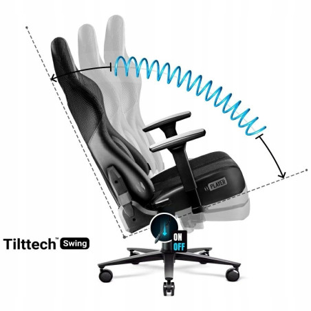 Fotel gamingowy Diablo Chairs X-Player 2.0 Normal Size czarny