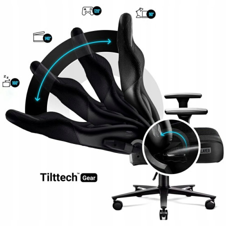 Fotel gamingowy Diablo Chairs X-Player 2.0 King Size czarny bujany