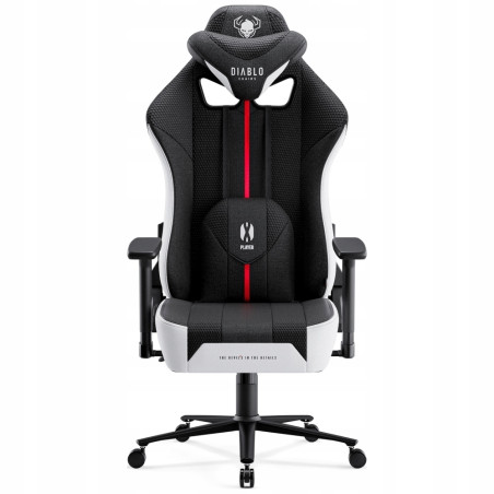 Fotel gamingowy Diablo Chairs X-Player 2.0 King Size biało-czarny buja
