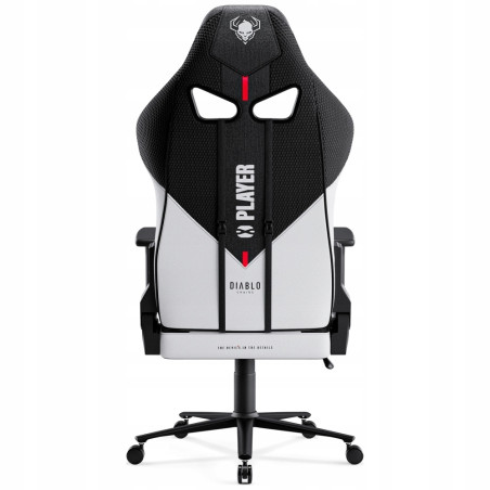 Fotel gamingowy Diablo Chairs X-Player 2.0 King Size biało-czarny buja