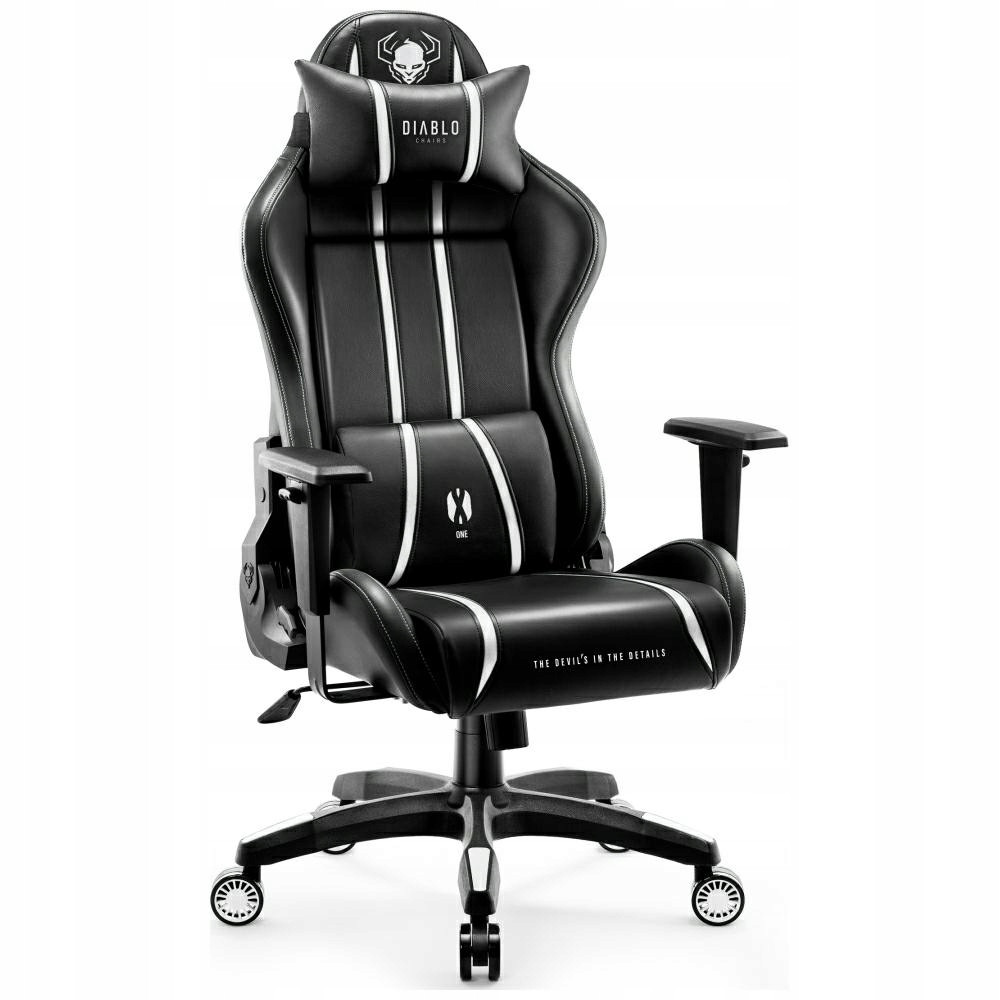 Fotel gamingowy Diablo Chairs X-One 2.0 Normal Size czarno-biały