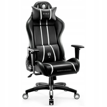 Fotel gamingowy Diablo Chairs X-One 2.0 Normal Size czarno-biały
