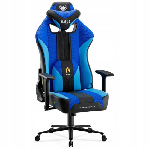 Fotel gamingowy Diablo Chairs X-Player 2.0 King Size czarno-niebieski
