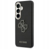 Guess Grained Big 4G Metal — etui do Galaxy S26, czarne