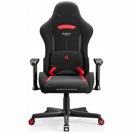 Fotel gamingowy Diablo Chairs X-Starter czarno-czerwony
