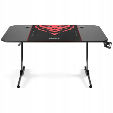 Biurko gamingowe Diablo Chairs X-Mate 1600 czarne 160cm