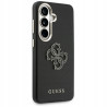 Guess Grained Big 4G Metal — etui do Galaxy S26, czarne