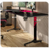 Biurko gamingowe Diablo Chairs X-Mate 1600 czarne 160cm