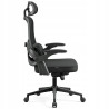 Fotel biurowy ergonomiczny czarny siatka obrotowy Diablo Chairs V-Ligh