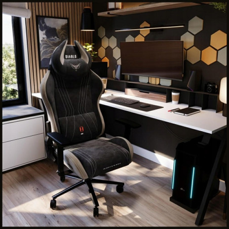 Fotel gamingowy Diablo Chairs X-Horn 2.0 czarny camel Normal Size