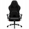 Fotel gamingowy z poduszką lędźwiową czarny tkanina Diablo X-One PRIME
