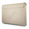 Guess Pokrowiec na laptopa 13 Guess Saffiano Script złoty damski
