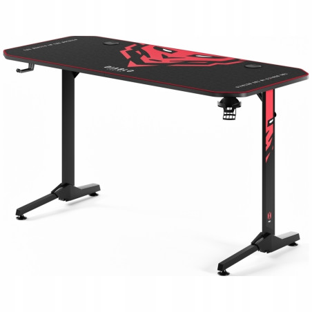 Biurko gamingowe X-Mate 1400 czarne prostokątne Diablo Chairs