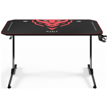 Biurko gamingowe X-Mate 1400 czarne prostokątne Diablo Chairs
