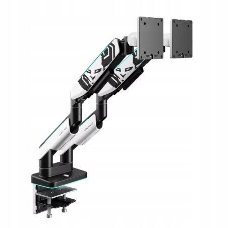 Diablo Uchwyt na monitory podwójny 35 RGB X-Arm Dual VESA 75x75 biało-